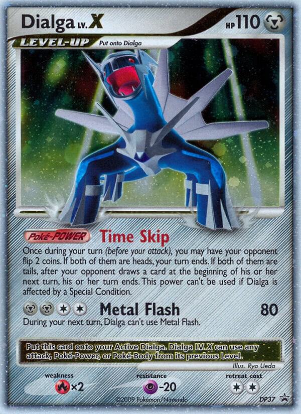 Dialga LV.X DP37 card from Diamond and Pearl Promos
