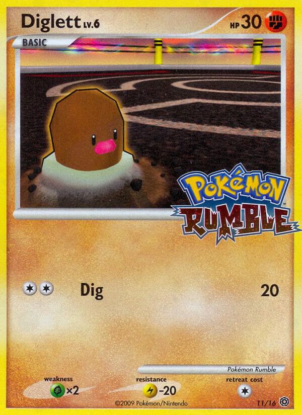 Diglett 11 card from Rumble