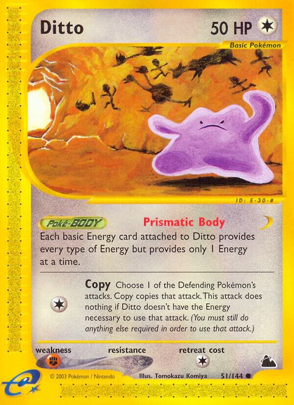 Ditto 051/144 card from Skyridge