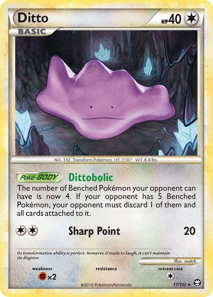 Ditto 17/102 card from Triumphant
