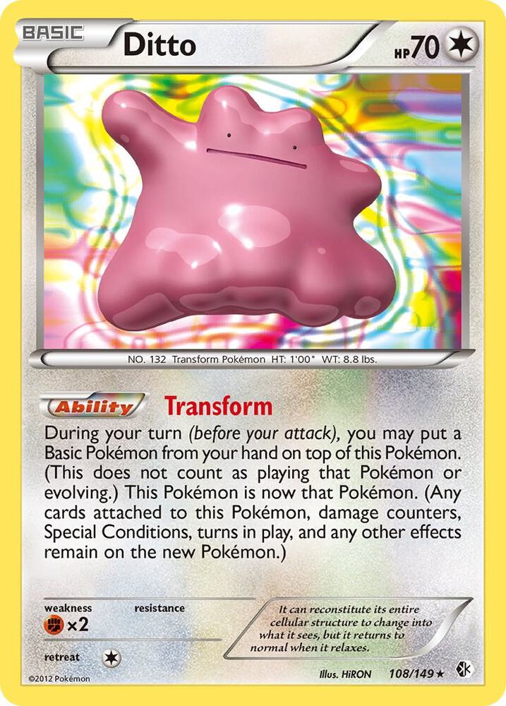 Ditto 108/149 card from Boundaries Crossed