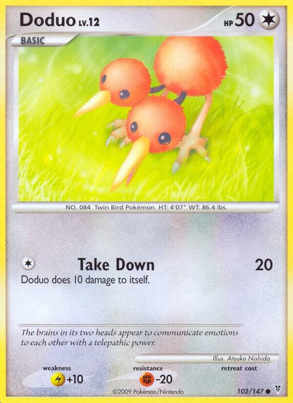 Doduo 102 card from Supreme Victors