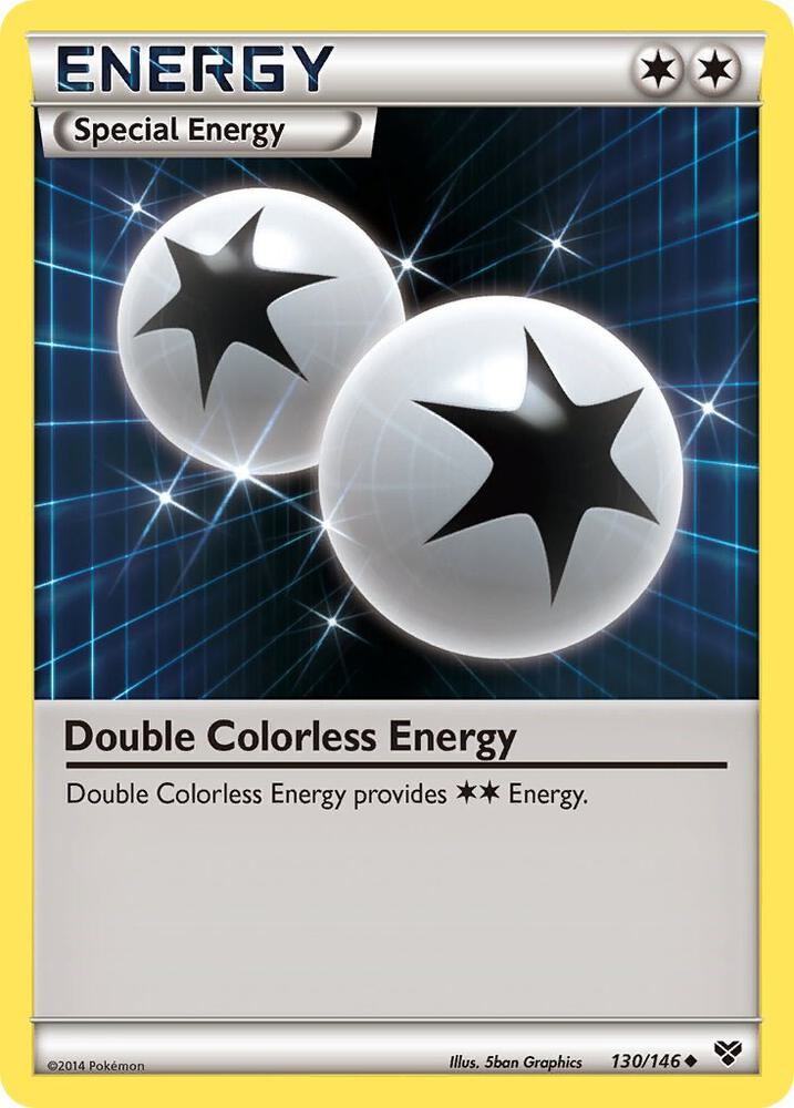 Double Colorless Energy 130/146 card from XY Base Set