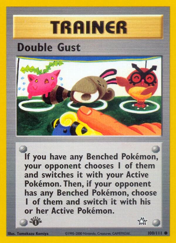 Double Gust 100/111 card from Neo Genesis