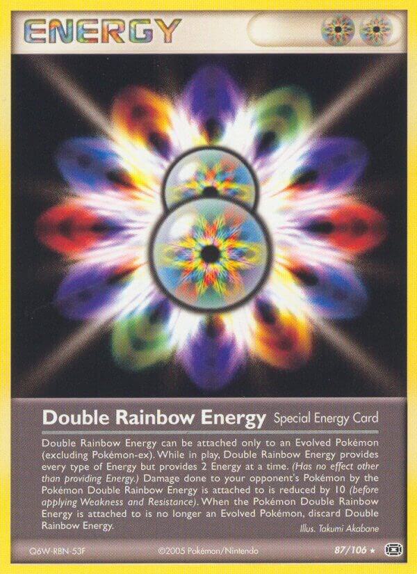 Double Rainbow Energy 87/106 card from Emerald