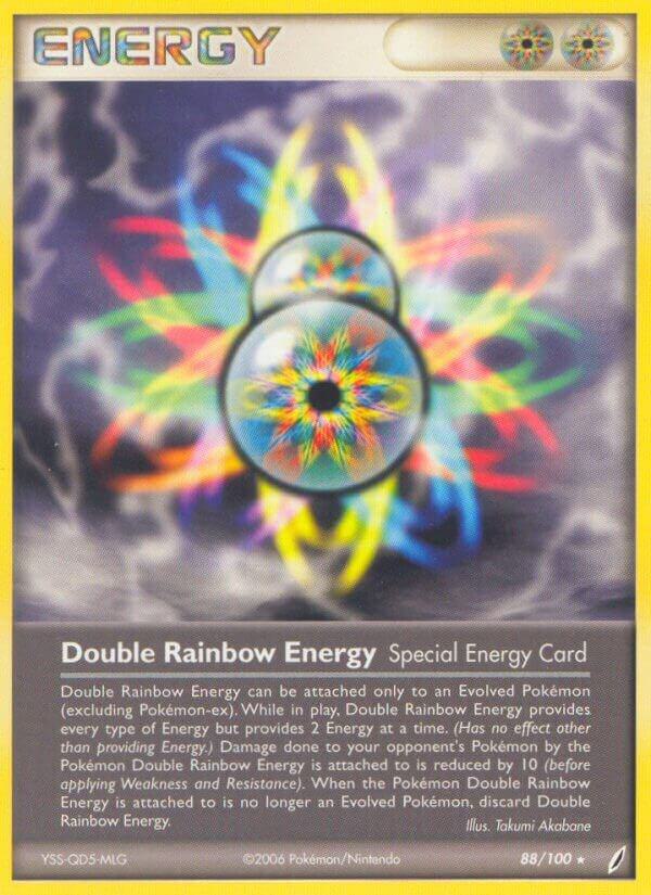 Double Rainbow Energy 88/100 card from Crystal Guardians