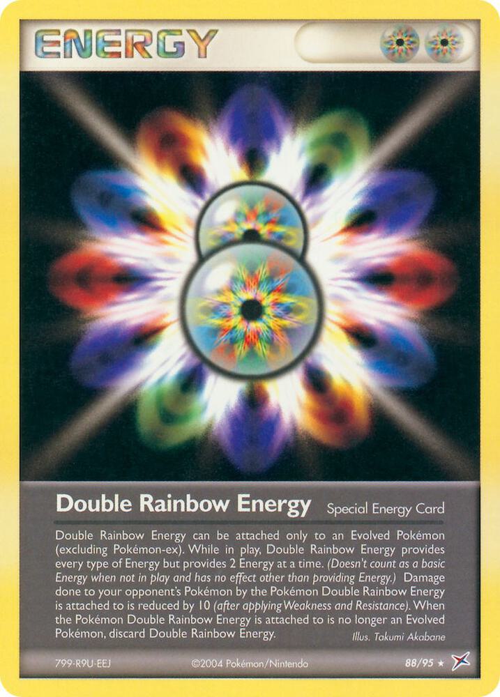 Double Rainbow Energy 88/95 card from Team Magma vs Team Aqua