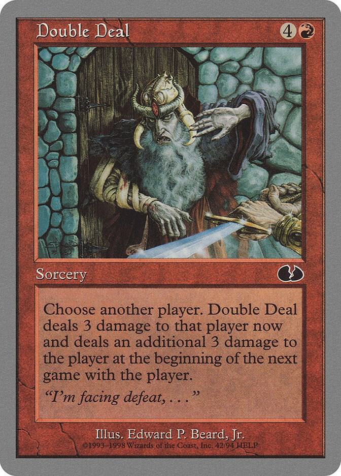 Double Deal 42 card from Unglued