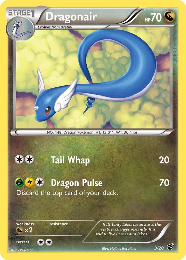 Dragonair (3) 3/20 card from Dragon Vault