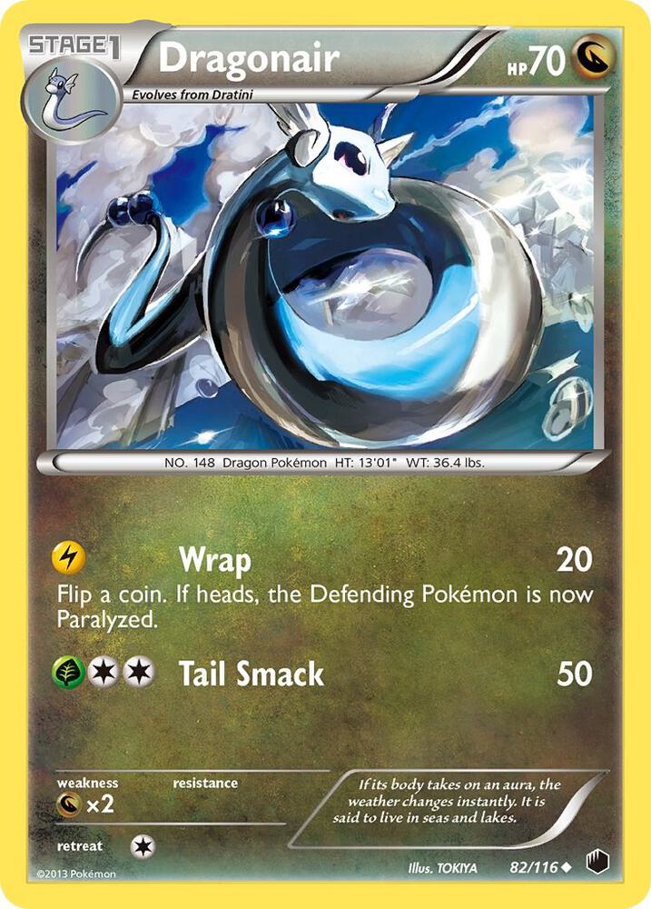 Dragonair 82/116 card from Plasma Freeze