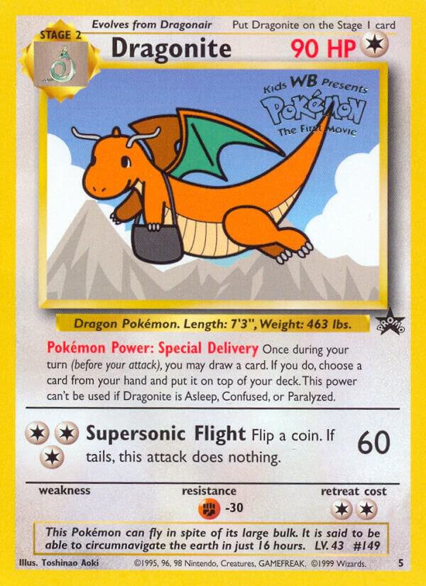 Dragonite (Movie Promo) 05/53 card from WoTC Promo