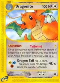 Dragonite (43) 043/165 card from Expedition