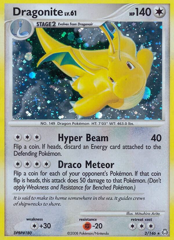 Dragonite 2/146 card from Legends Awakened