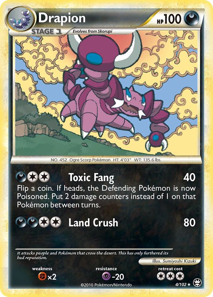 Drapion 4/102 card from Triumphant