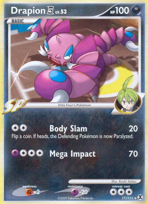 Drapion E4 17/111 card from Rising Rivals