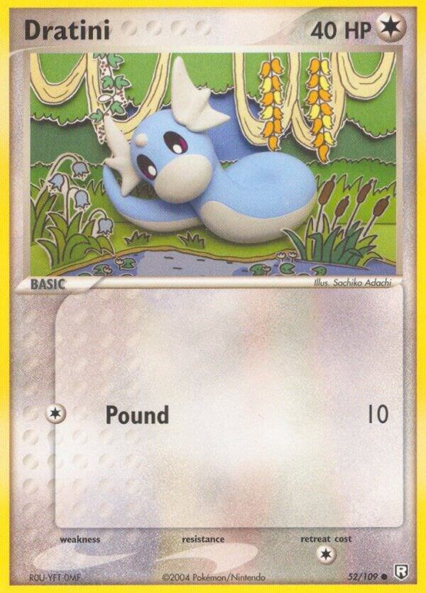 Dratini - 052/109 52/109 card from Team Rocket Returns