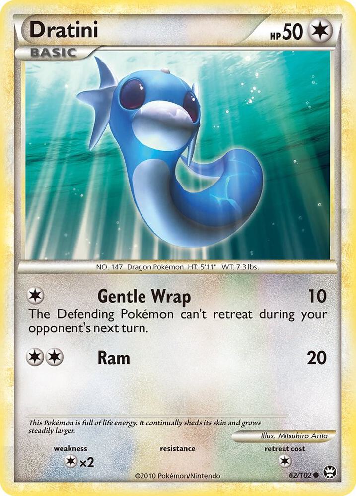 Dratini 62/102 card from Triumphant