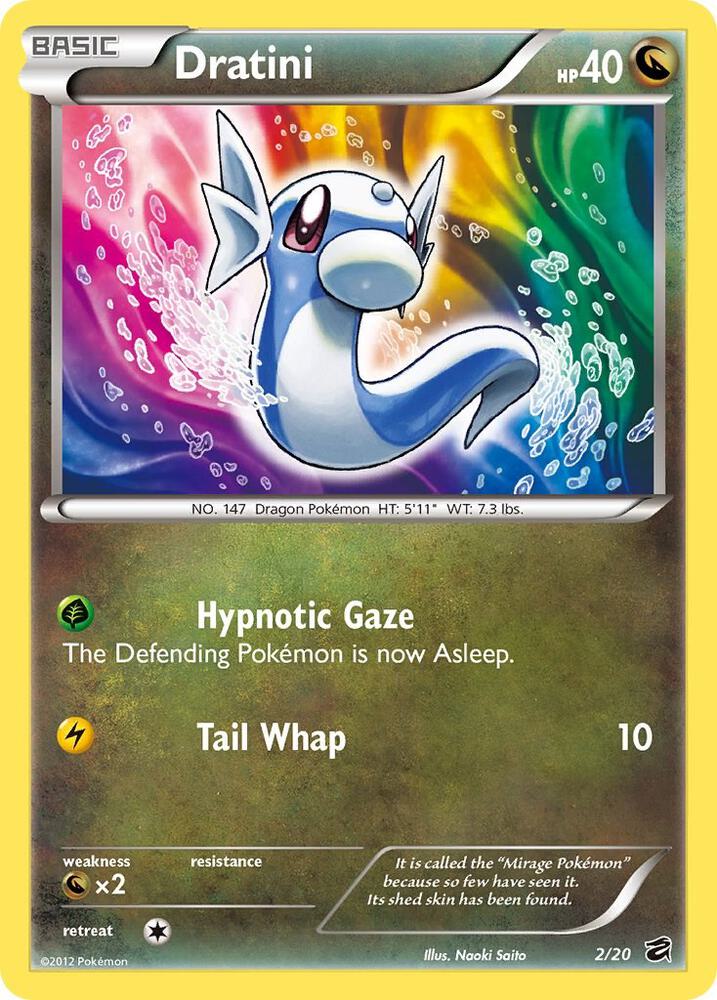 Dratini (2) 2/20 card from Dragon Vault
