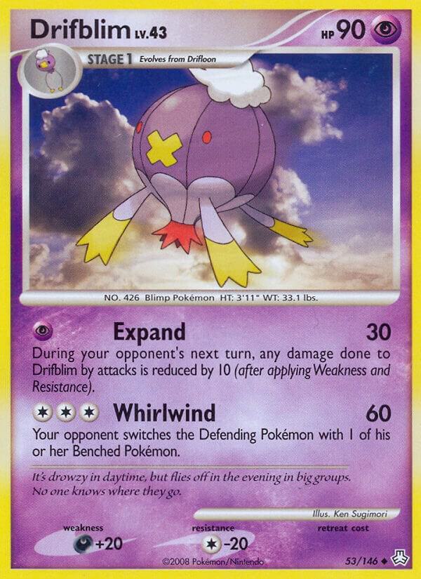 Drifblim 53/146 card from Legends Awakened