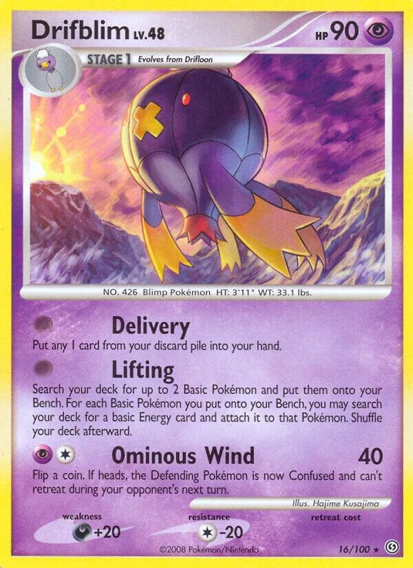 Drifblim 16/100 card from Stormfront