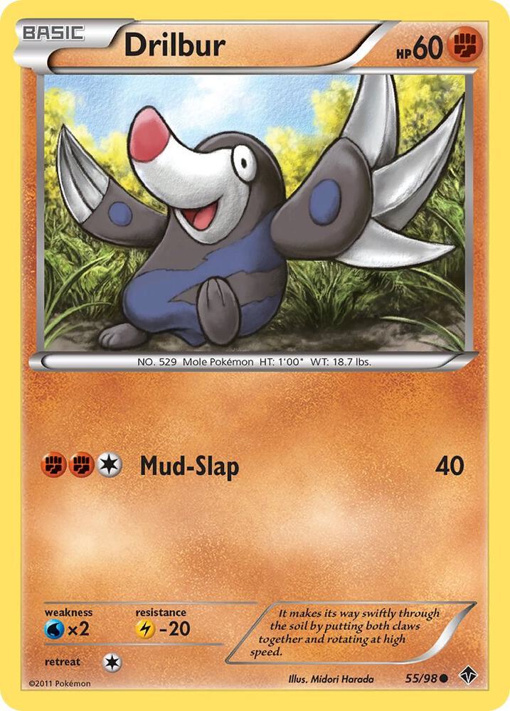 Drilbur (55) 55/98 card from Emerging Powers