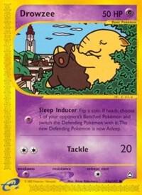Drowzee (74b) 074b/147 card from Aquapolis