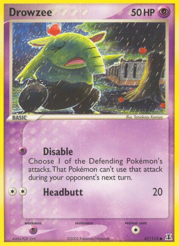 Drowzee 67/113 card from Delta Species