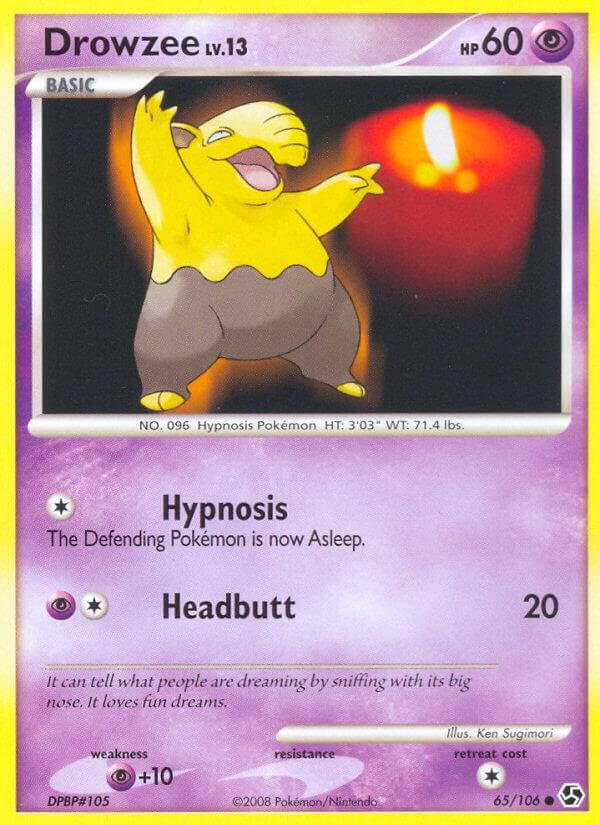 Drowzee 65/106 card from Great Encounters