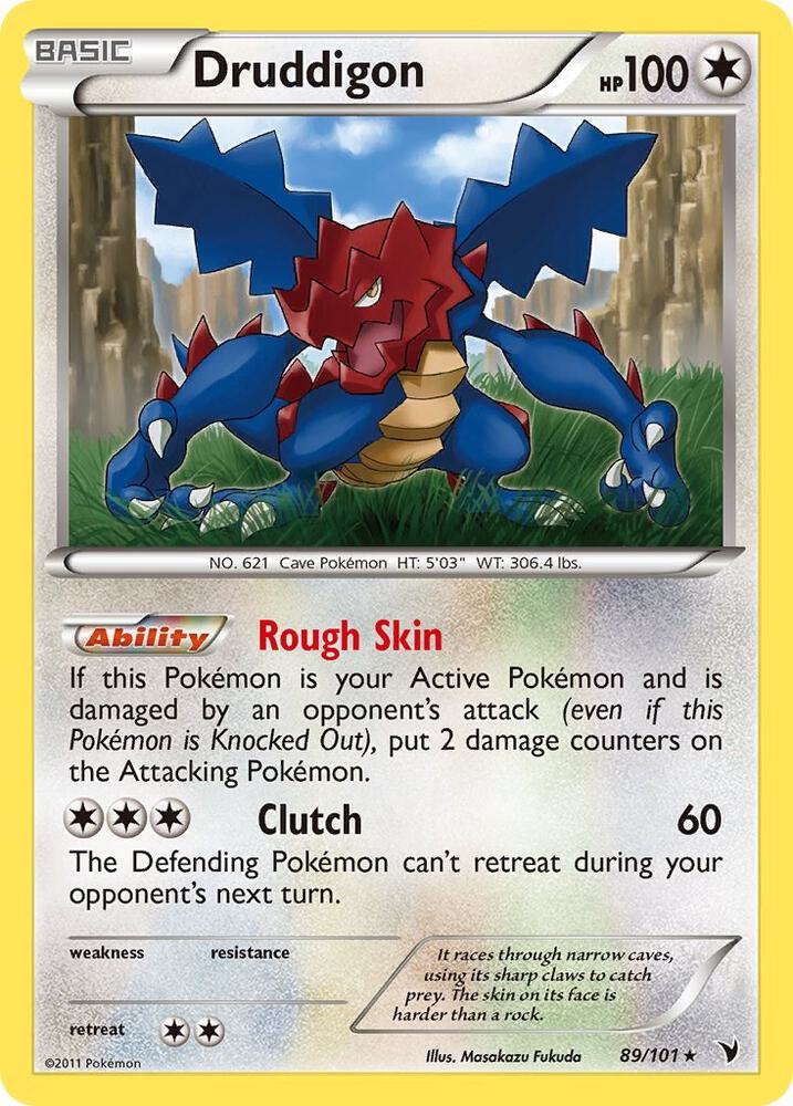 Druddigon 89/101 card from Noble Victories