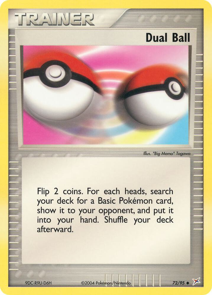 Dual Ball 72/95 card from Team Magma vs Team Aqua