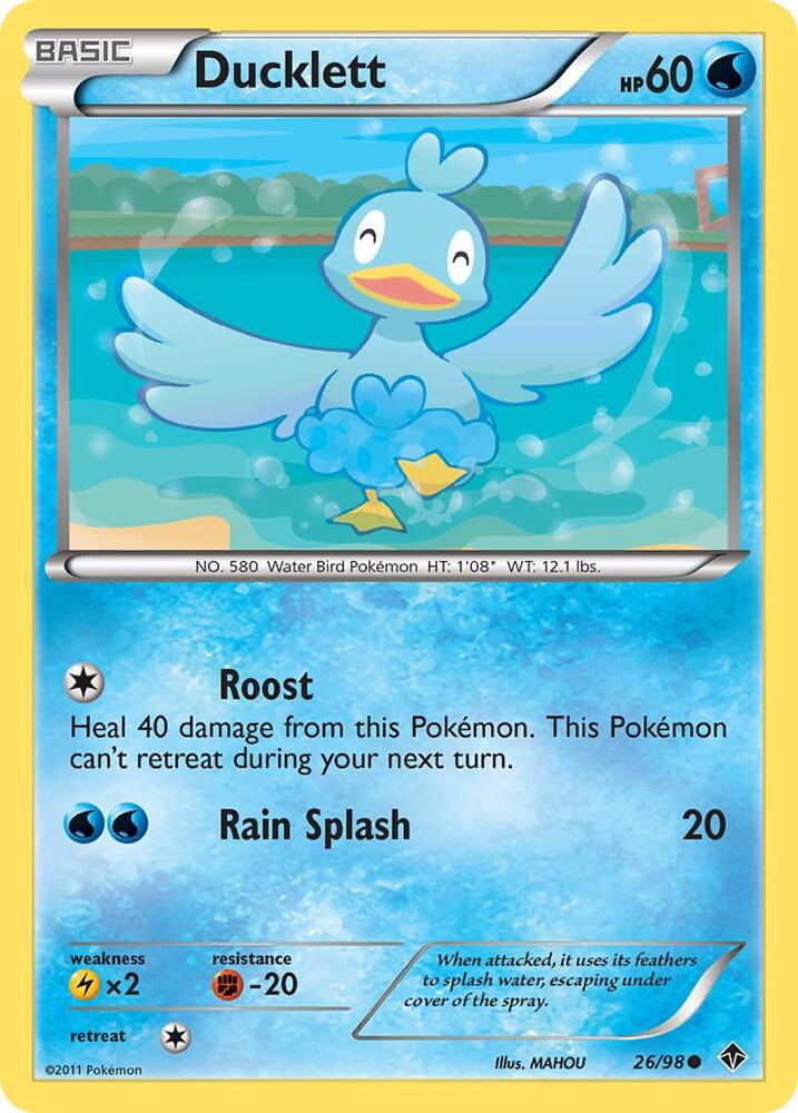 Ducklett 26/98 card from Emerging Powers