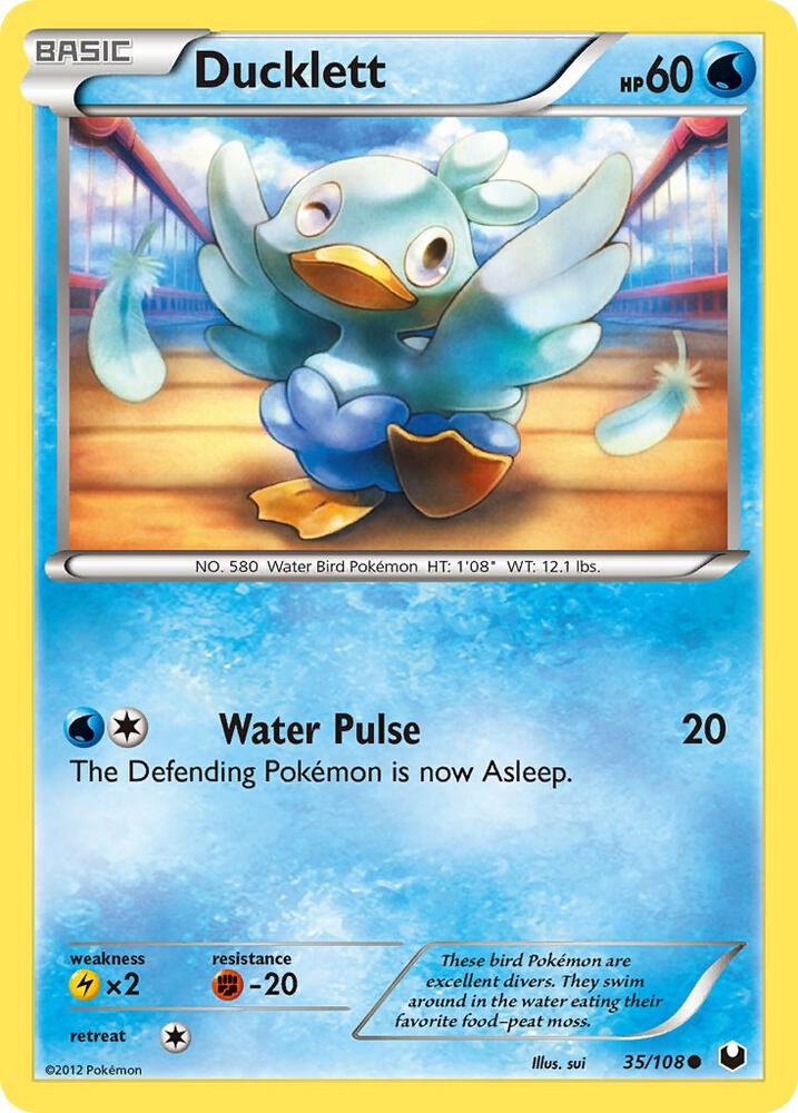 Ducklett 35/108 card from Dark Explorers