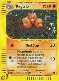 Dugtrio (10) 010/165 card from Expedition