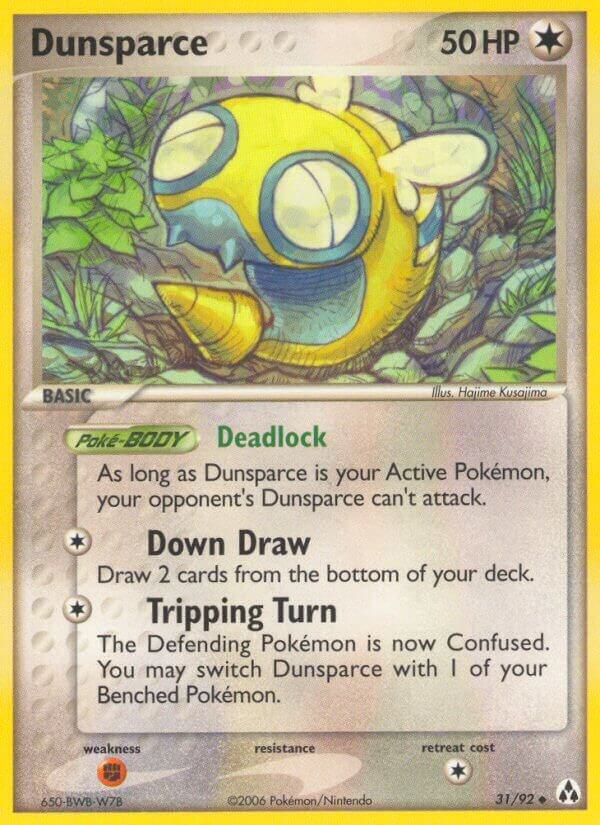 Dunsparce 31/92 card from Legend Maker