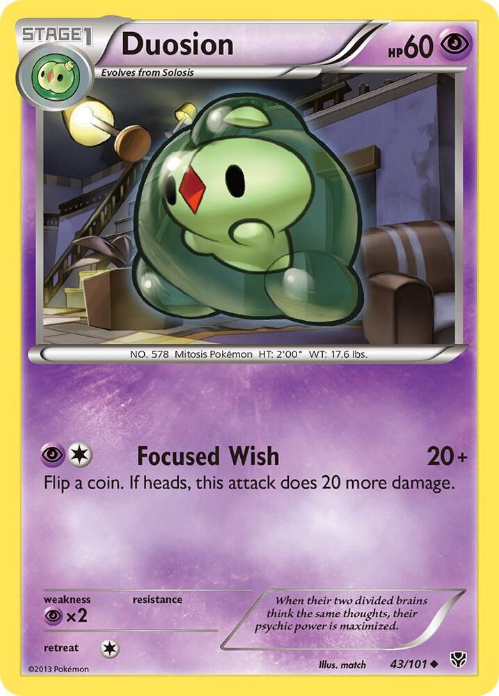 Duosion 43/101 card from Plasma Blast
