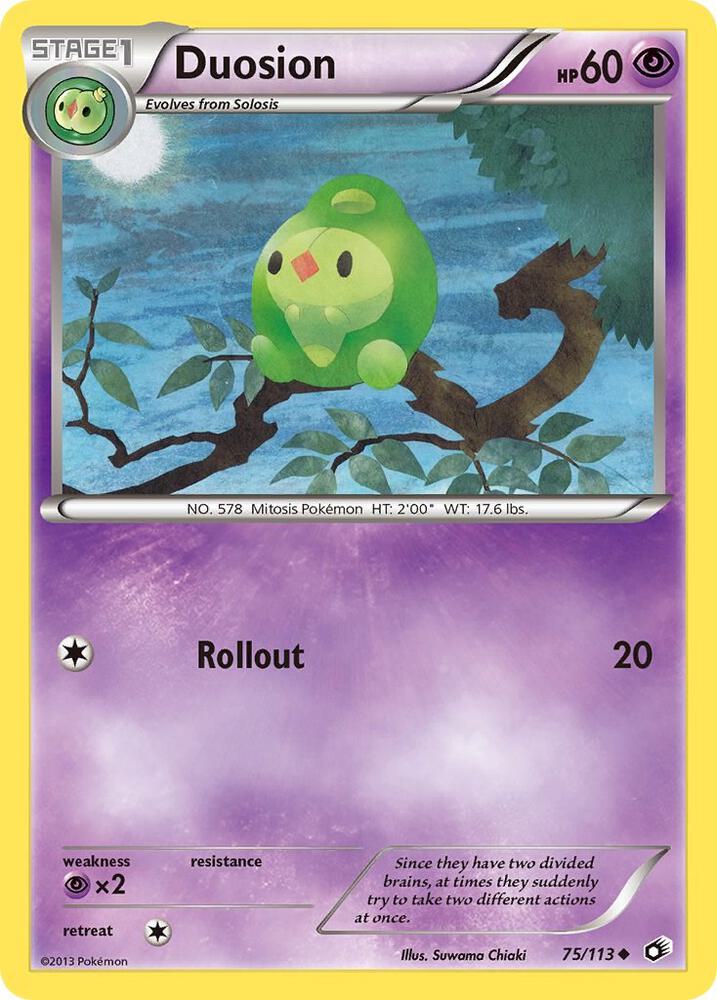 Duosion 75/113 card from Legendary Treasures