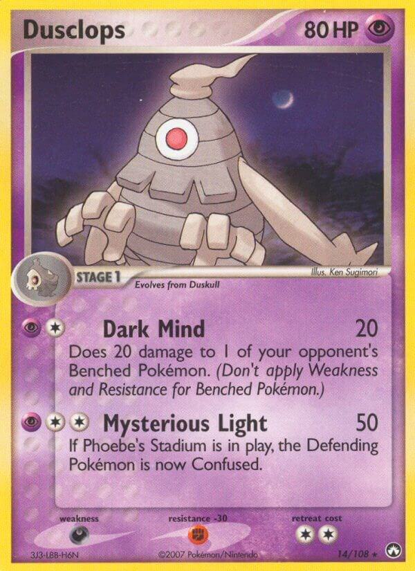Dusclops 14/108 card from Power Keepers