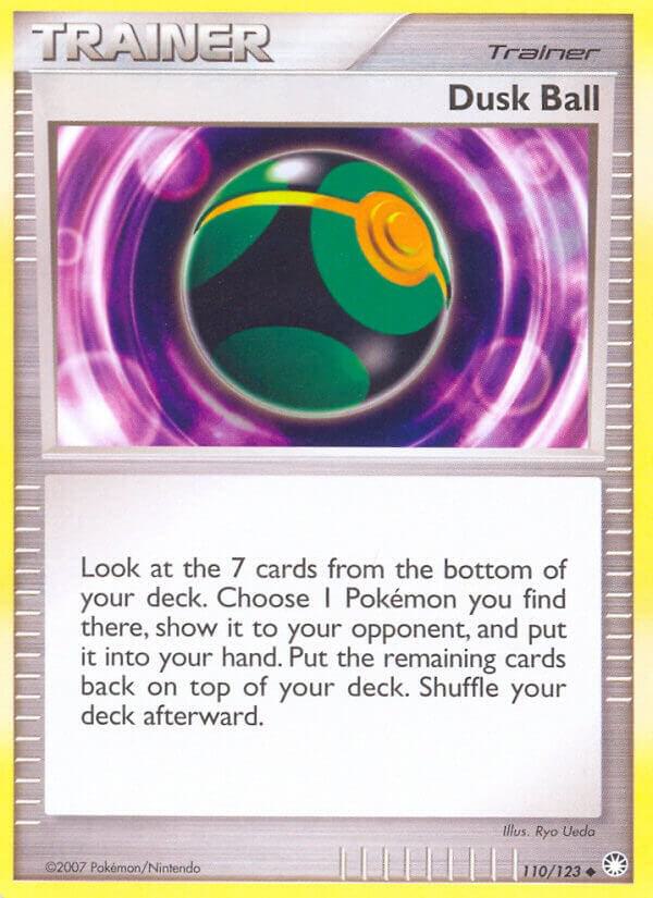 Dusk Ball 110/123 card from Mysterious Treasures
