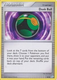 Dusk Ball 9/12 card from DP Trainer Kit: Manaphy & Lucario