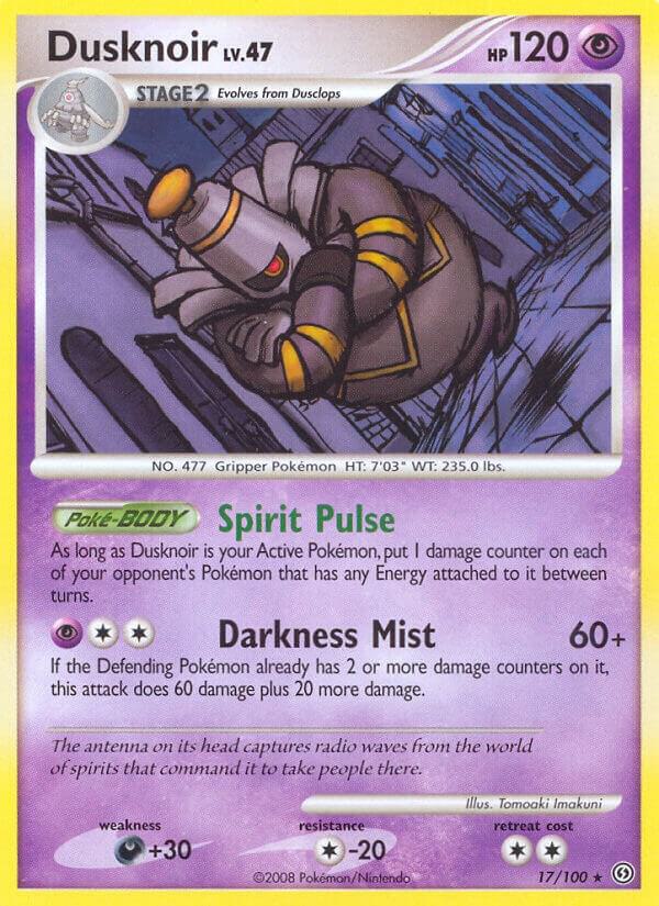 Dusknoir (17) 17/100 card from Stormfront
