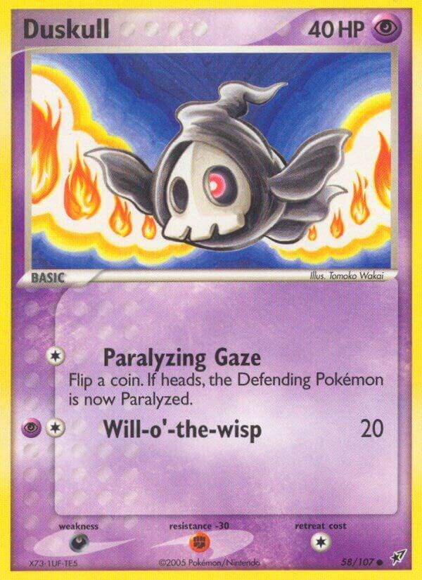 Duskull 58/107 card from Deoxys