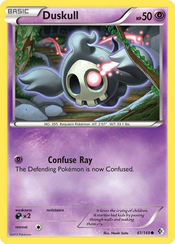 Duskull 61/149 card from Boundaries Crossed