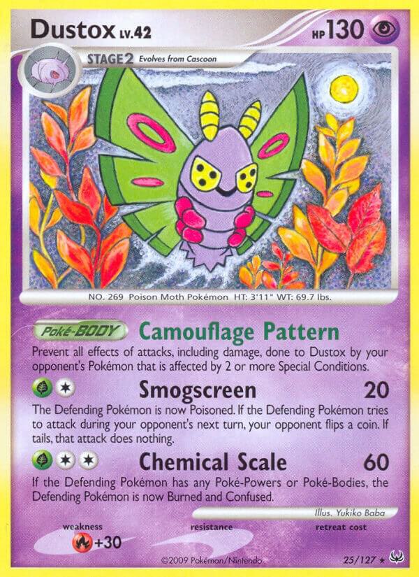Dustox 25/127 card from Platinum