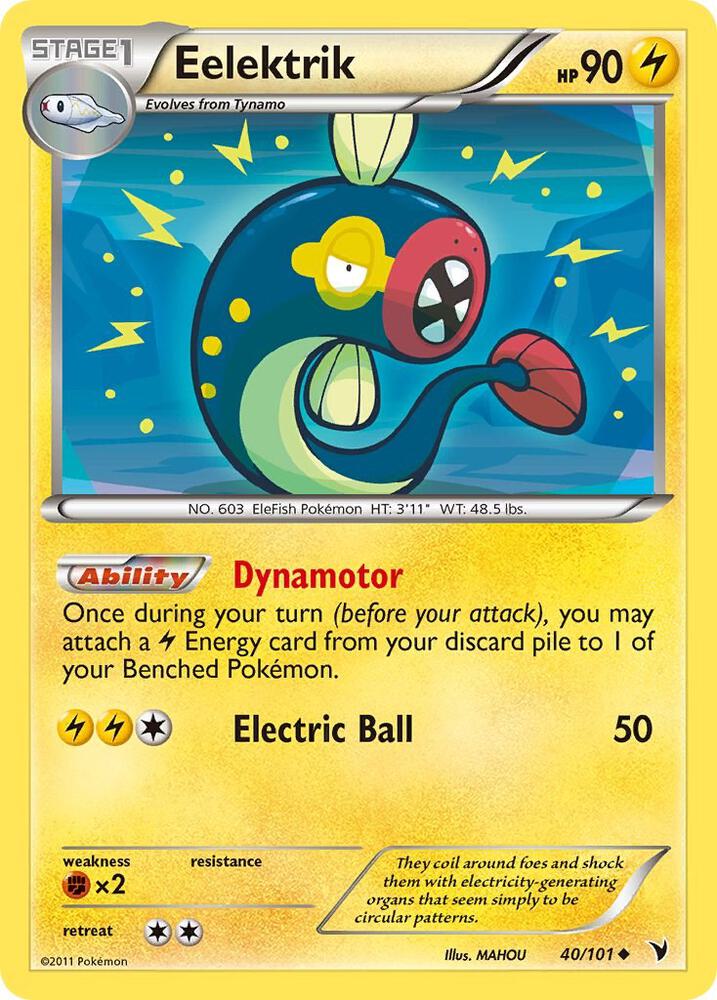 Eelektrik 40/101 card from Noble Victories