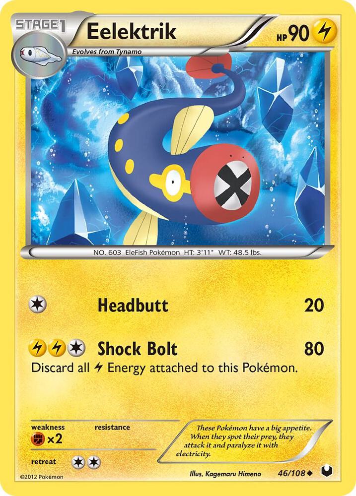Eelektrik 46/108 card from Dark Explorers