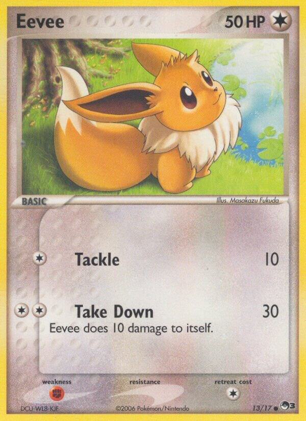 Eevee 013/017 card from POP Series 3