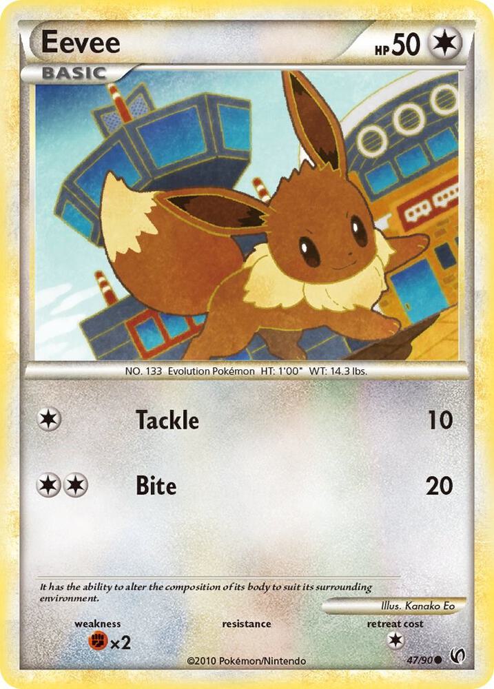 Eevee (47) 47/90 card from Undaunted