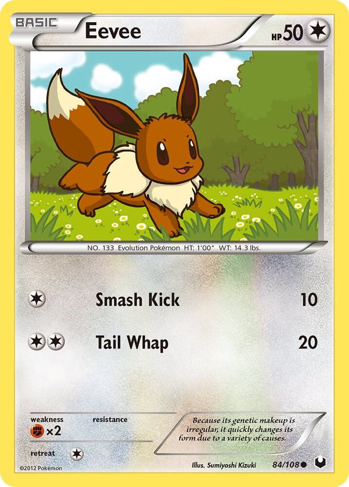 Eevee (84) 84/108 card from Dark Explorers
