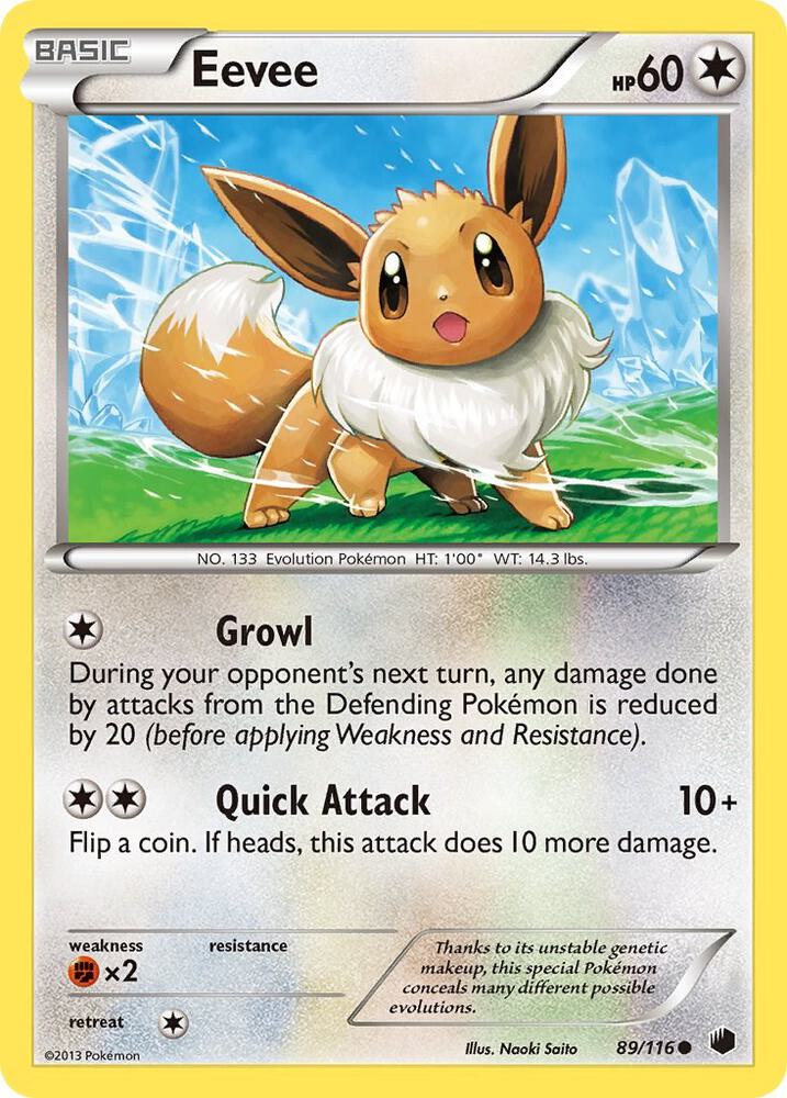 Eevee (89) 89/116 card from Plasma Freeze