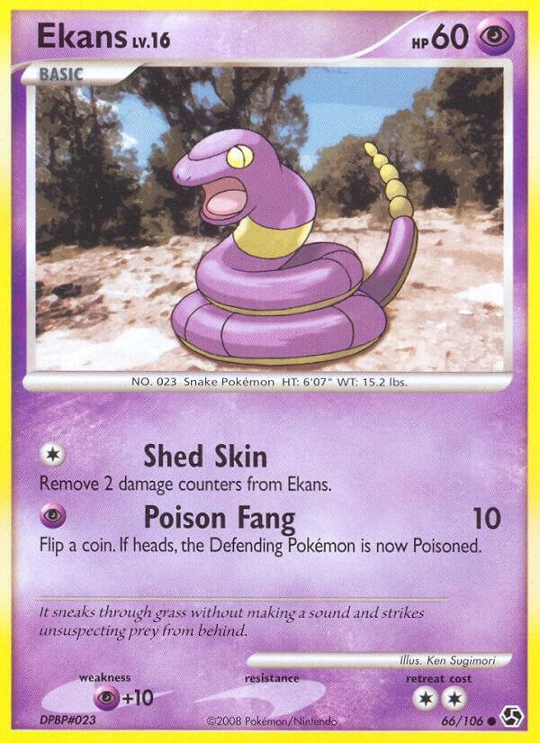 Ekans 66/106 card from Great Encounters